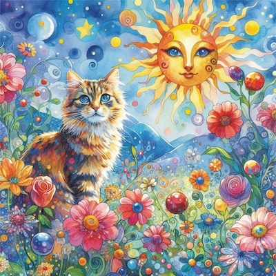 130 x 130 Greeting Card - Single Card